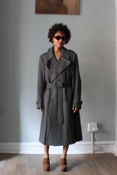 Italian Grey Wool Trench