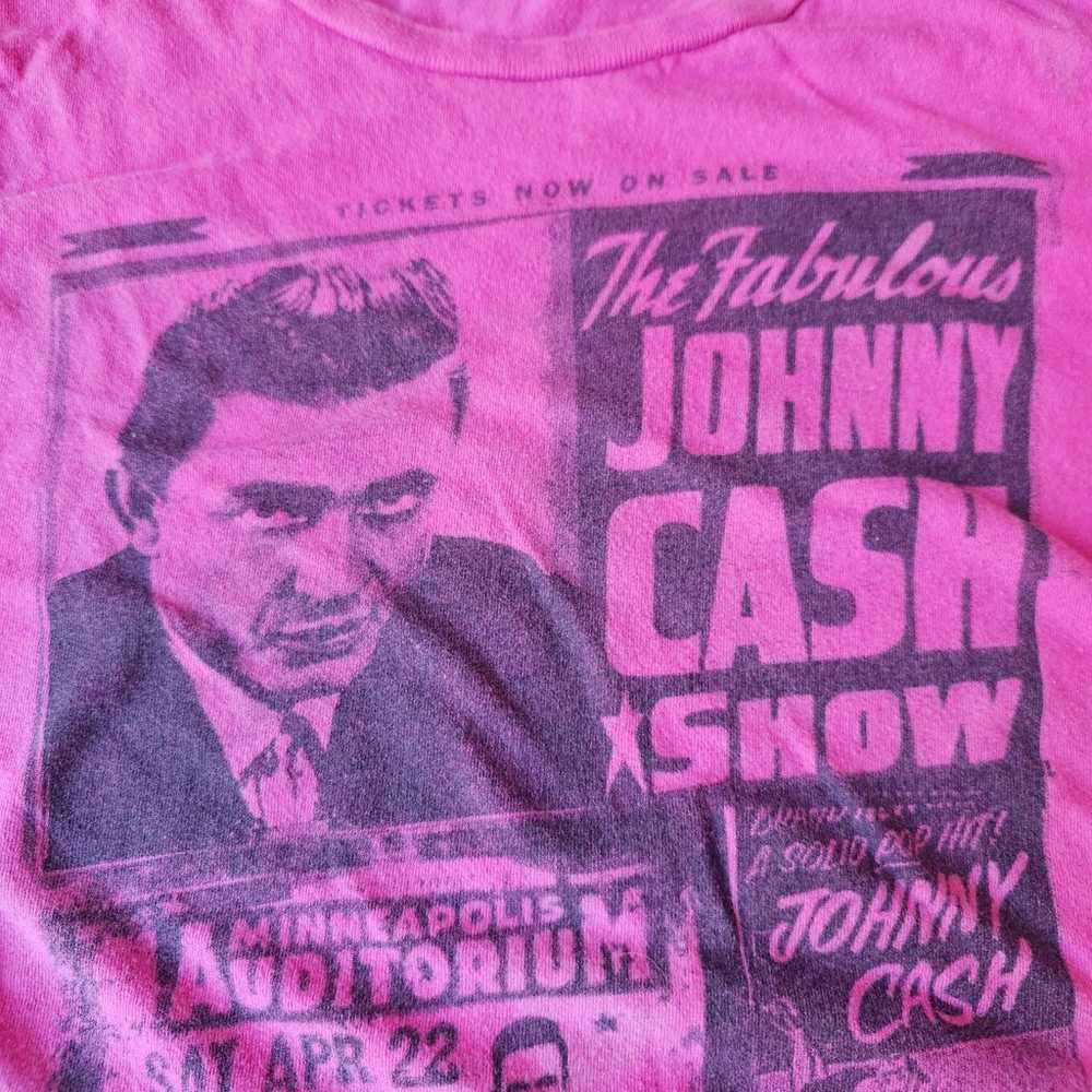 Y2k Zion Rootswear Pink Johnny cash vintage shirt… - image 4