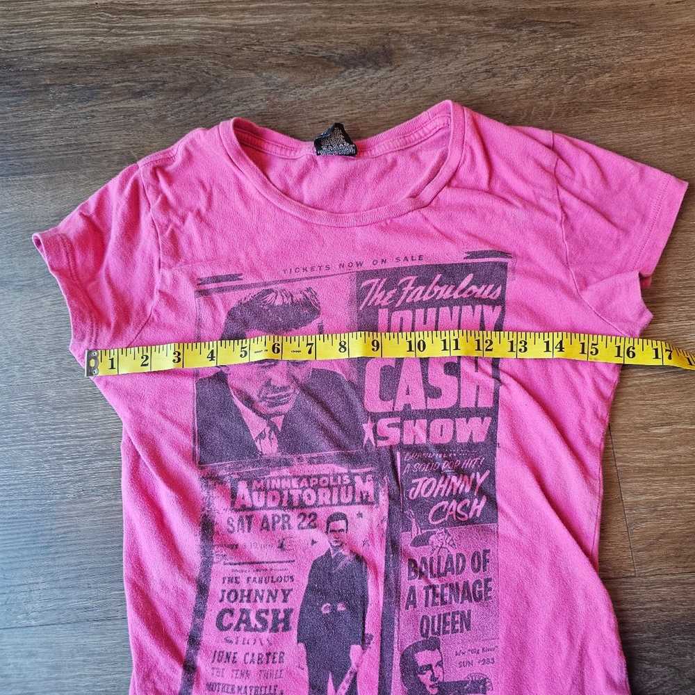 Y2k Zion Rootswear Pink Johnny cash vintage shirt… - image 7