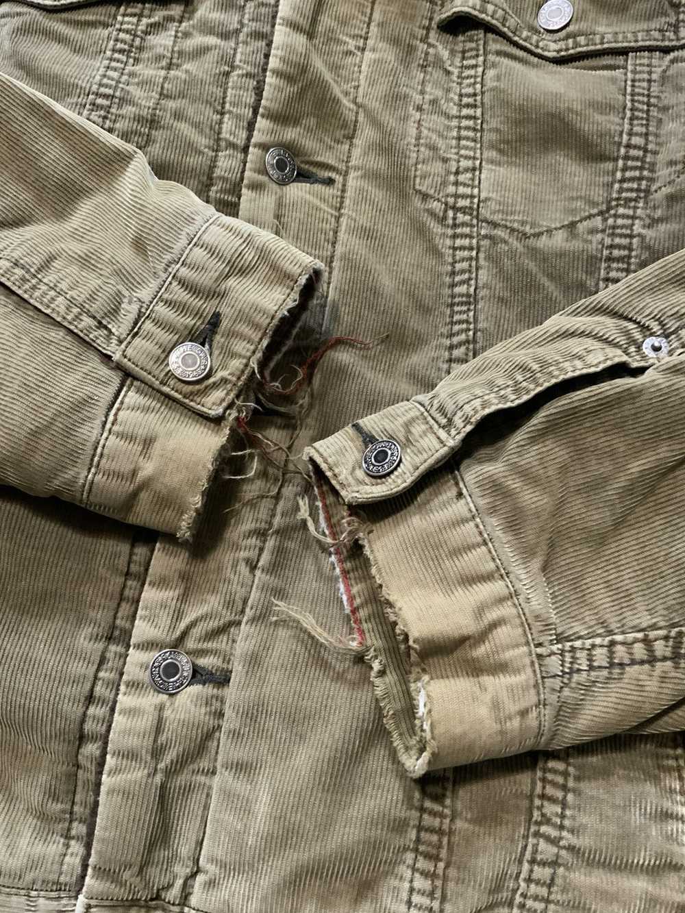 Gap Gap Corduroy Sherpa Lined Distress Workwear T… - image 6