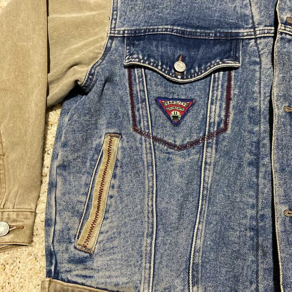 Other Vintage Hooded Denim Jacket - image 3