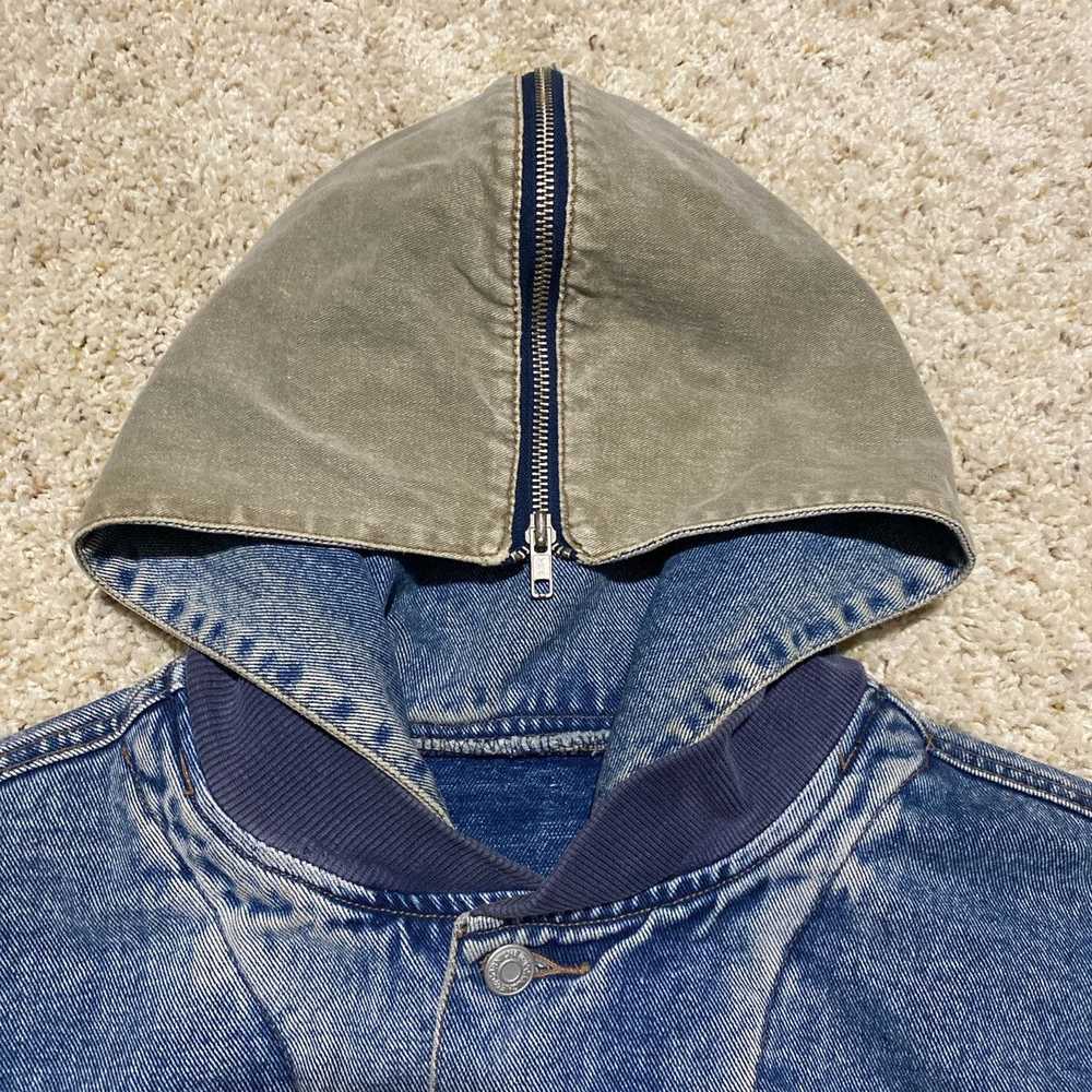 Other Vintage Hooded Denim Jacket - image 5