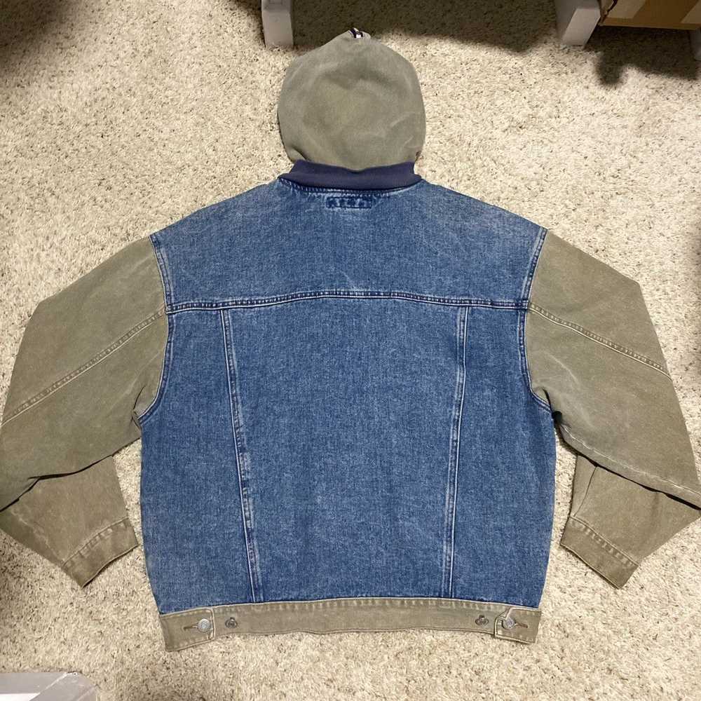 Other Vintage Hooded Denim Jacket - image 7