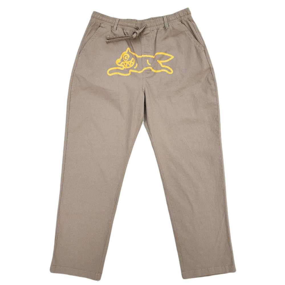 L BBC Ice Cream Pants Running Dog KHAKI YELLOW - image 1