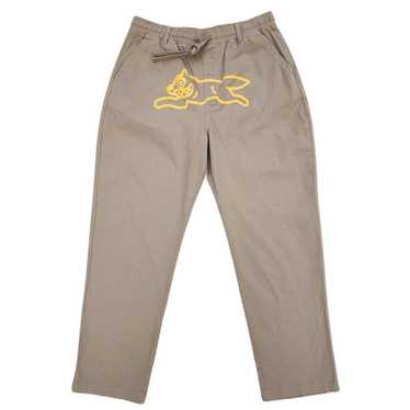 L BBC Ice Cream Pants Running Dog KHAKI YELLOW - image 1