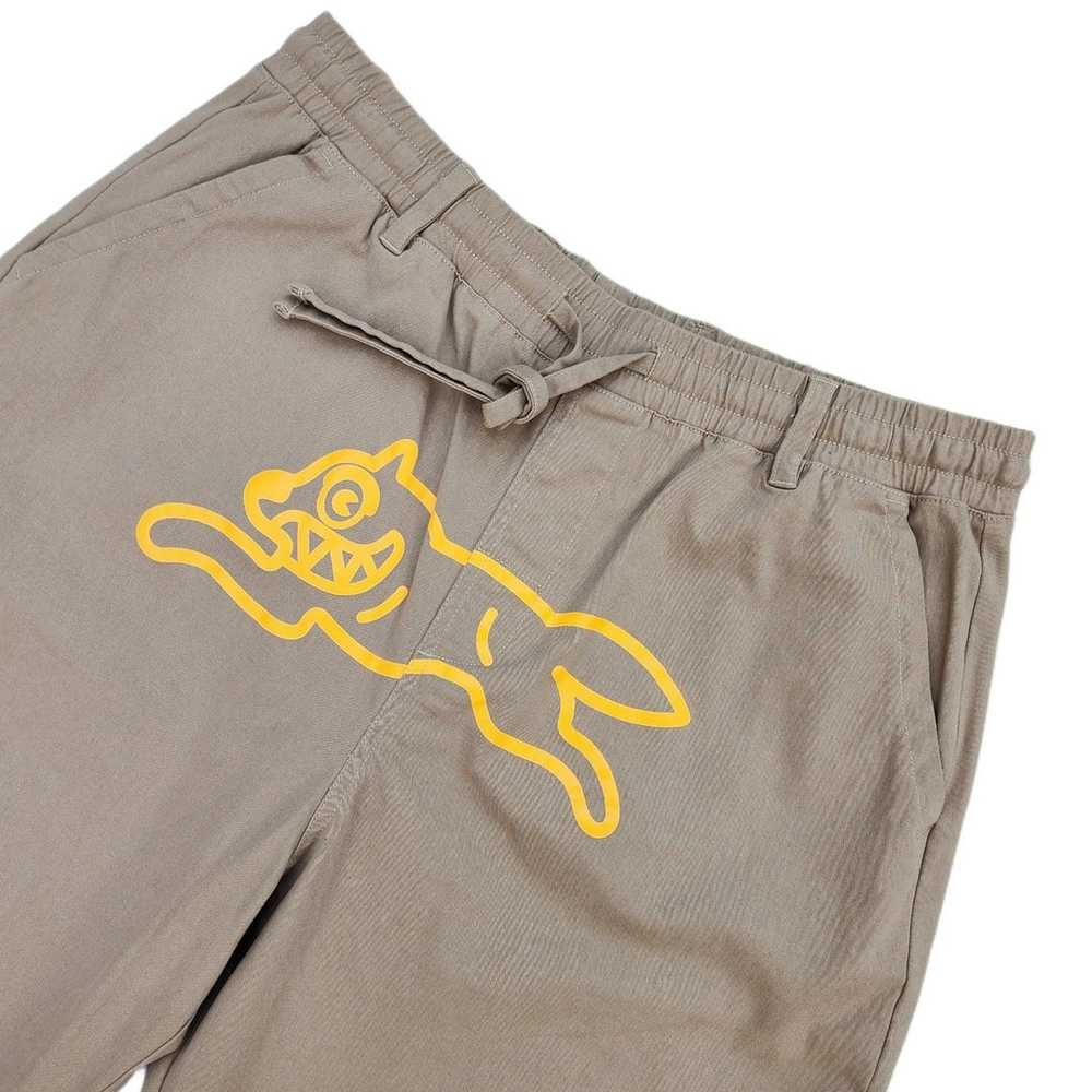 L BBC Ice Cream Pants Running Dog KHAKI YELLOW - image 3