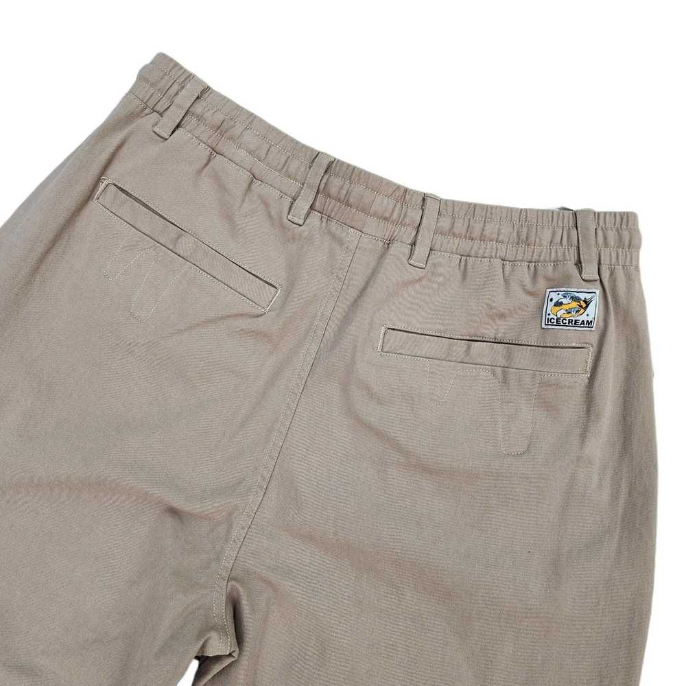 L BBC Ice Cream Pants Running Dog KHAKI YELLOW - image 5