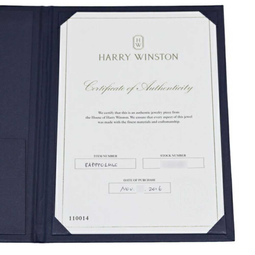 Harry Winston Harry Winston Lily Cluster PT950 Ea… - image 7