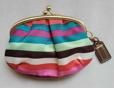Coach legacy stripe kisslock - Gem