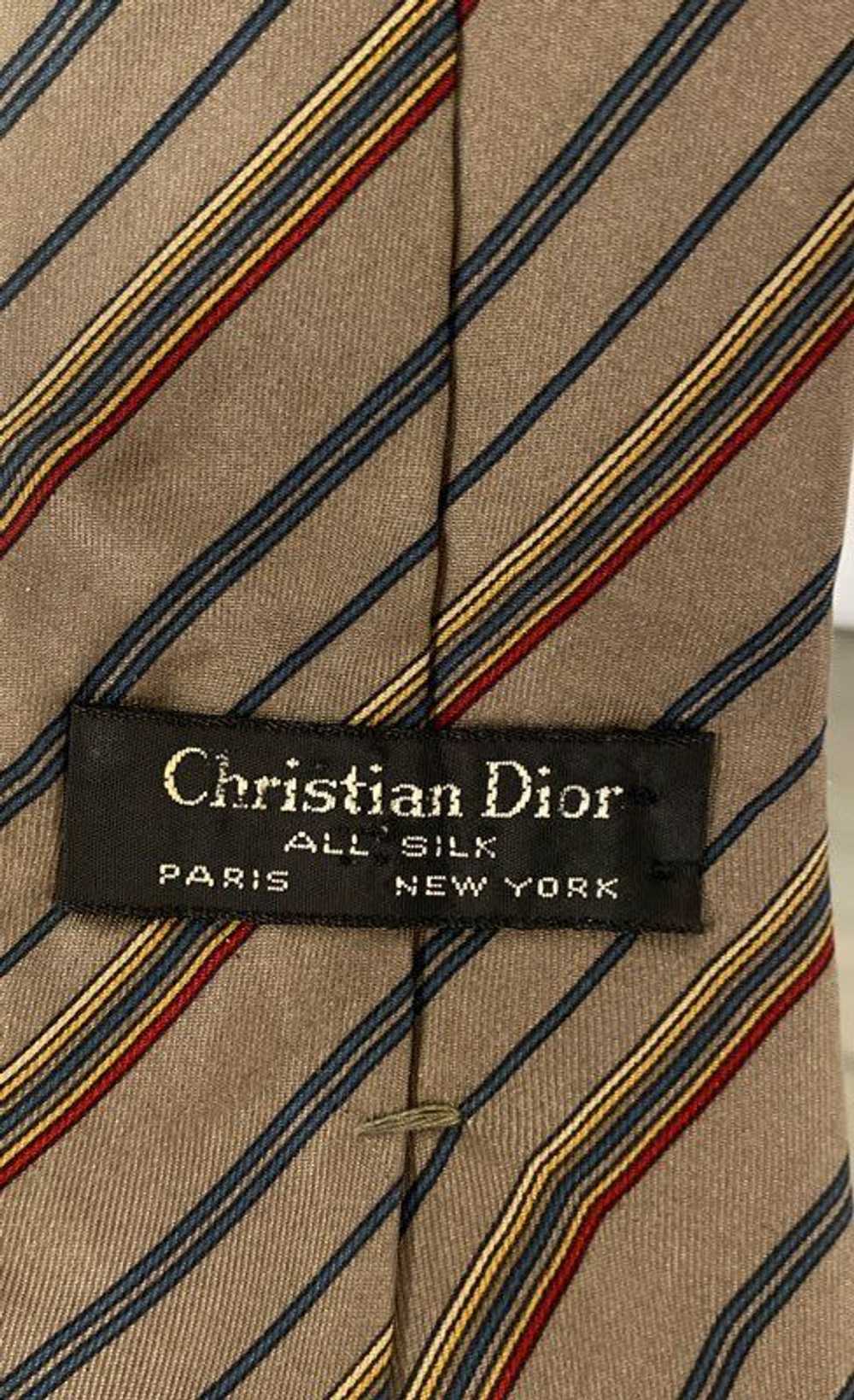 Christian Dior Brown Tie - image 3