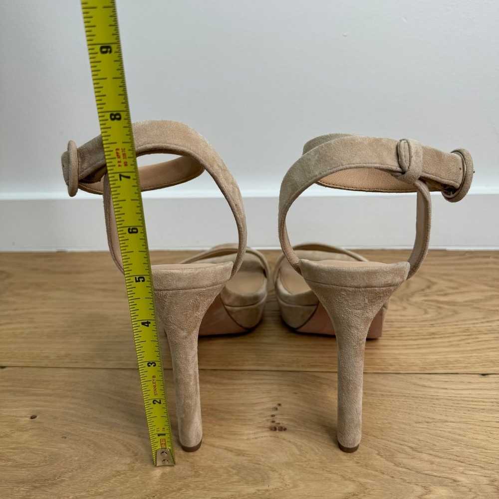 Veronica Beard Darcelle Suede Taupe Ankle-Strap S… - image 6