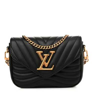 LOUIS VUITTON Calfskin New Wave Multi Pochette Bl… - image 1