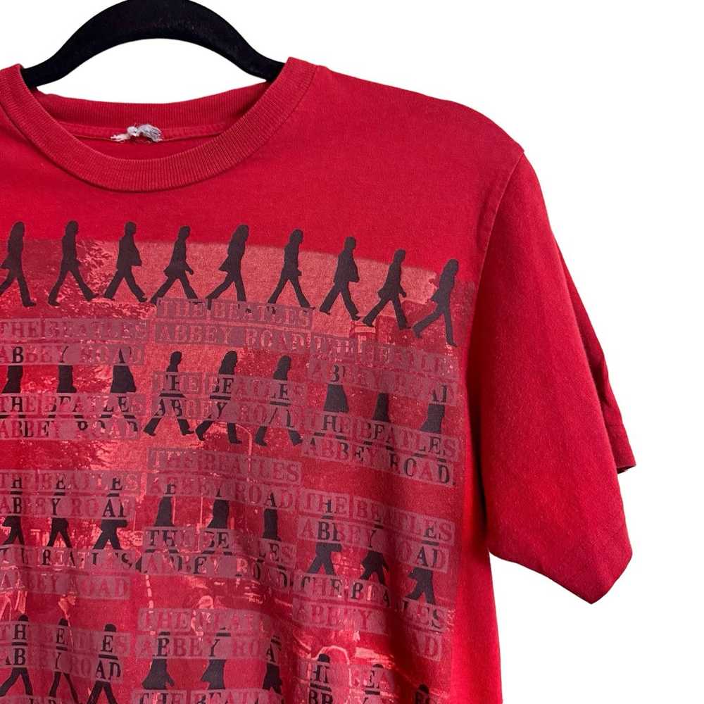 The Beatles Size Small Red Abbey Road Music Band … - image 2