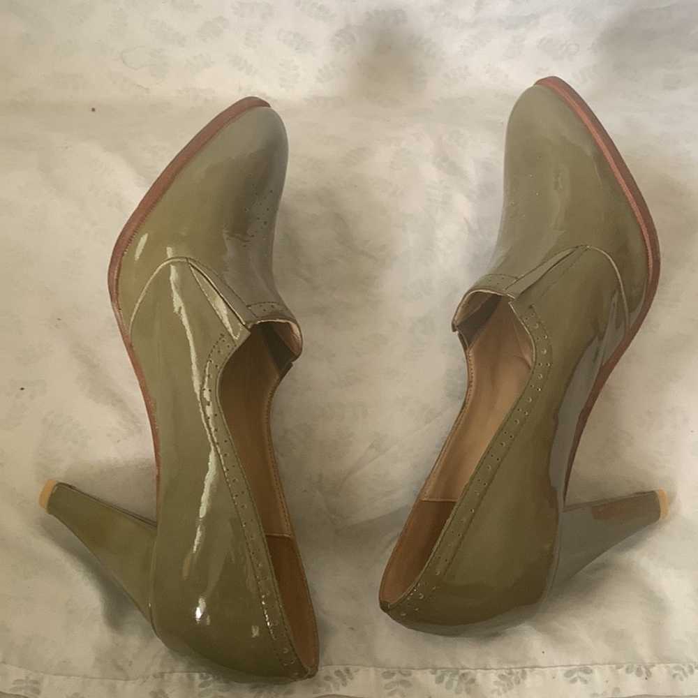 Mi/ Mai green leather high heel shoes size 41 Eu - image 8