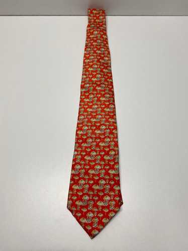 Salvatore Ferragamo Orange Tie