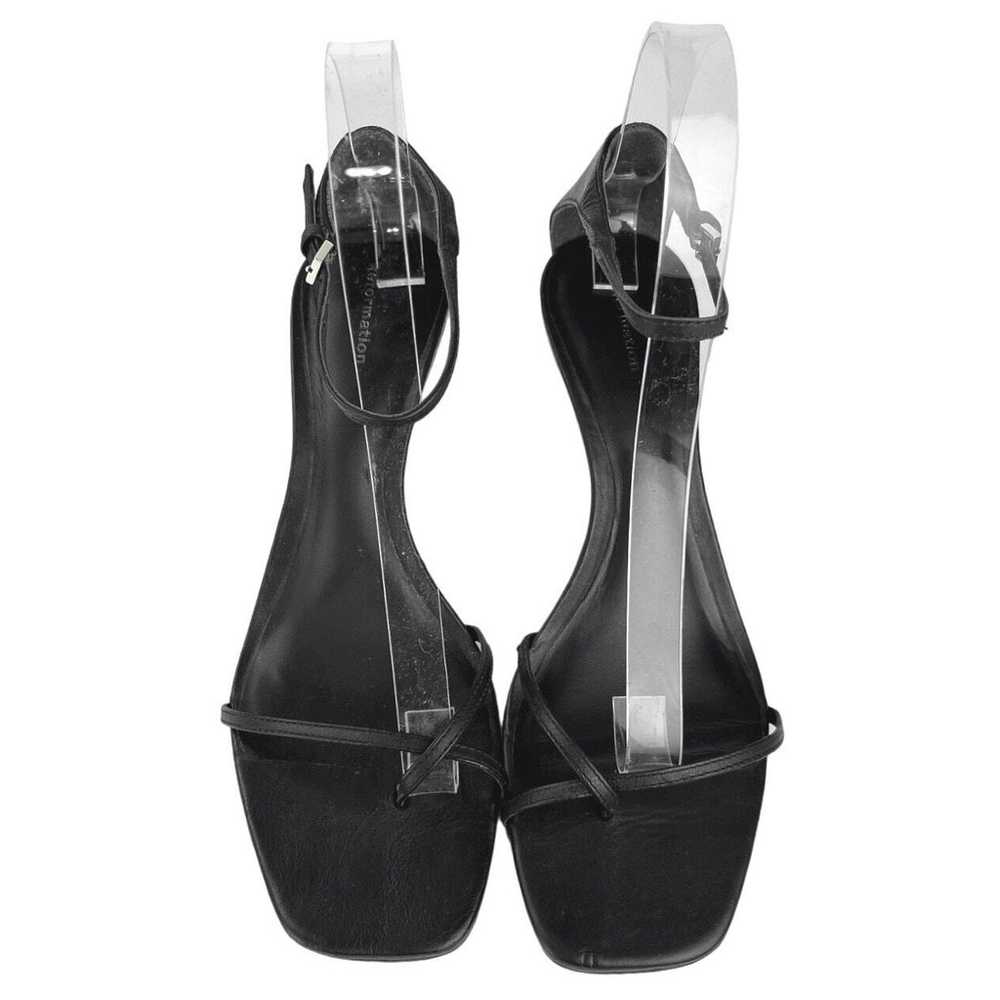 Reformation Gigi Strappy Leather Square Toe Ankle… - image 3