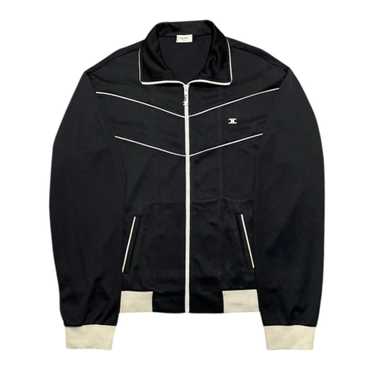 Celine Small Logo Track Jacket Black Cream - image 1