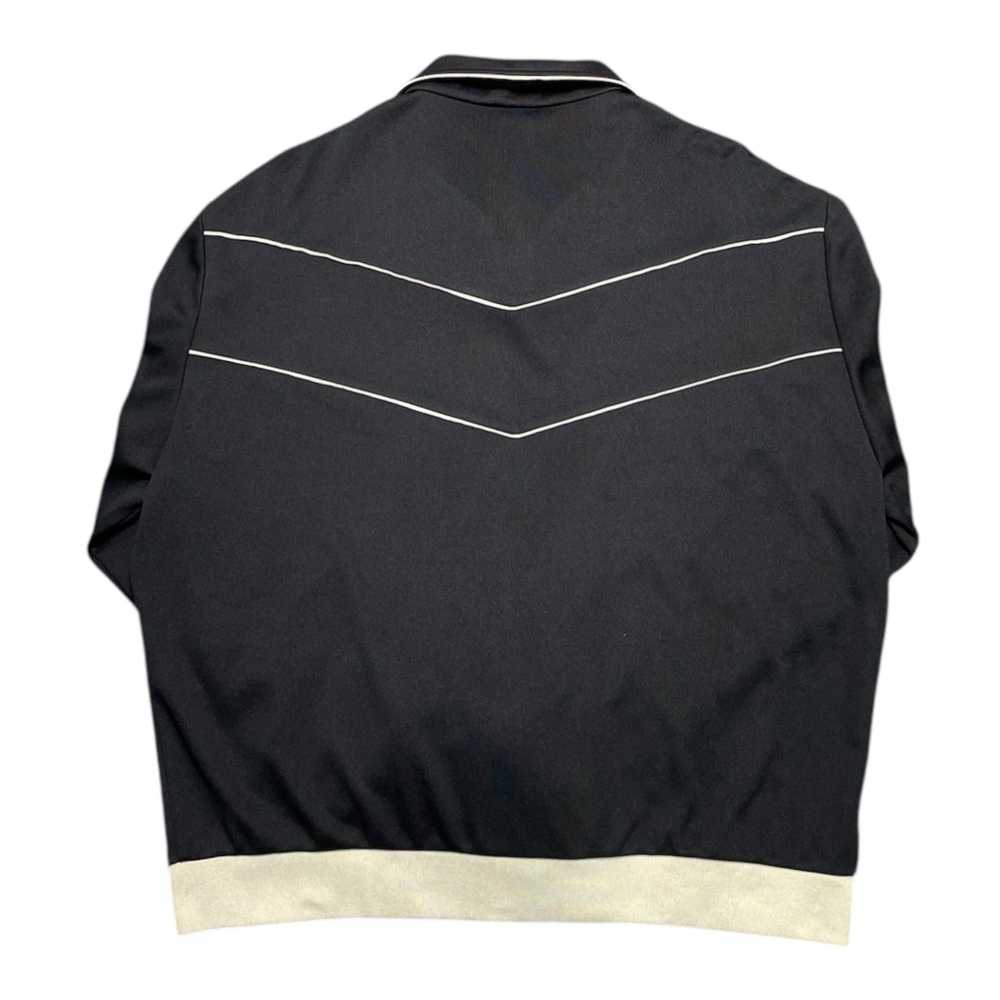 Celine Small Logo Track Jacket Black Cream - image 2