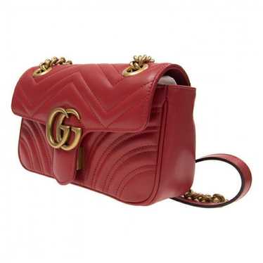 Gucci Gg Marmont Flap leather handbag