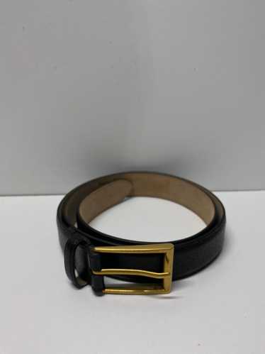 Authentic Gucci Black Leather Belt