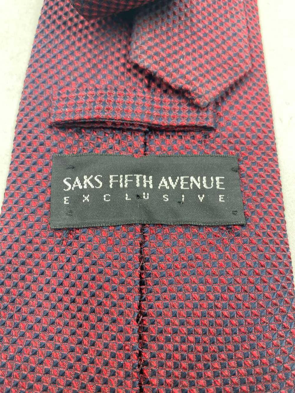 Saks Fifth Avenue Red Tie - Size One Size - image 2