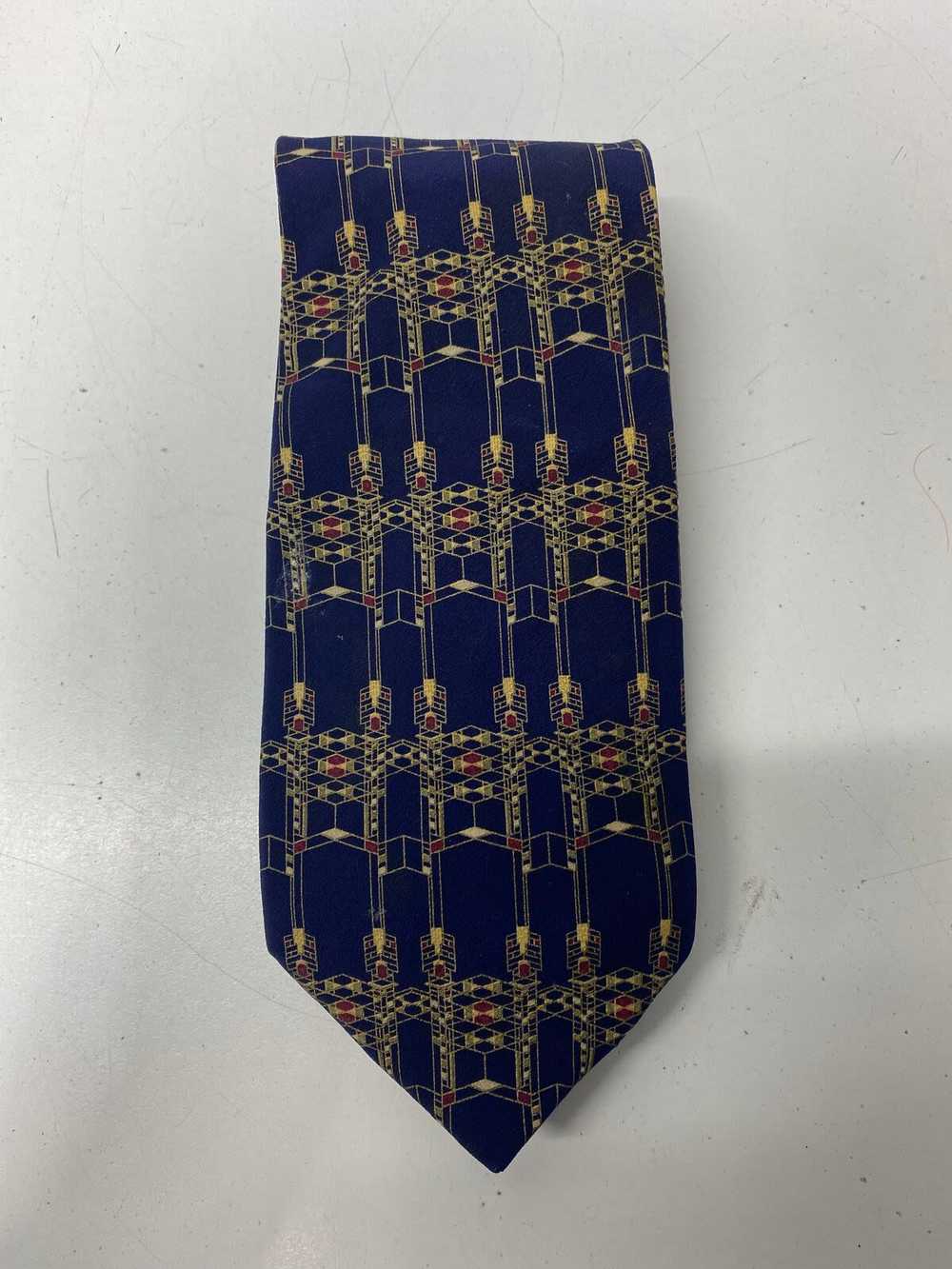 Frank Lloyd Wright Blue Tie - image 1