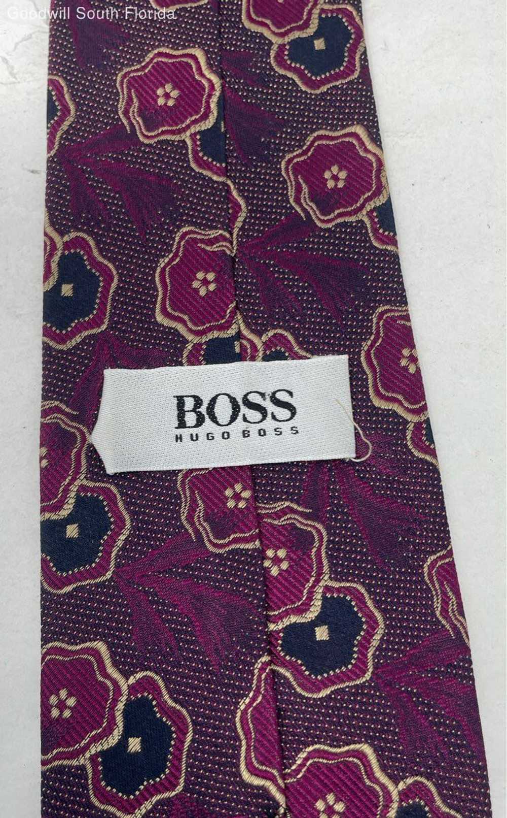 Hugo Boss Mens Fuchsia Multicolor Floral Adjustab… - image 4