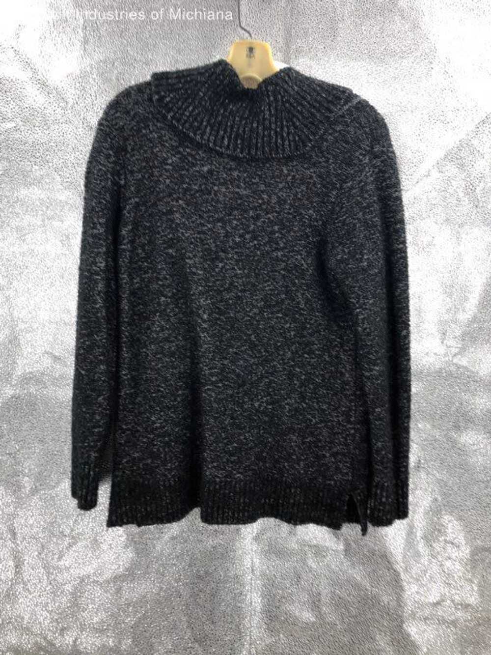 Women's Calvin Klein Heather Black Sweater Size M - image 2