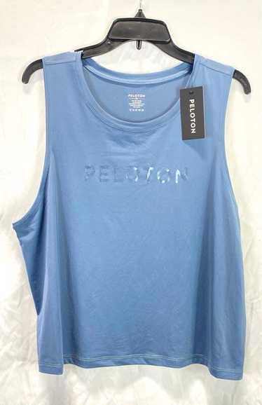 NWT Peloton Womens Blue Round Neck Sleeveless Pull