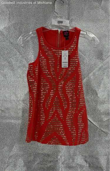 NWT Women's' 2B by bebe Coral/Gold Tank Top size X