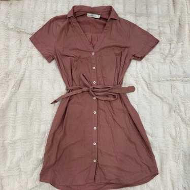 Abercrombie and Fitch Linen Shirt Dress