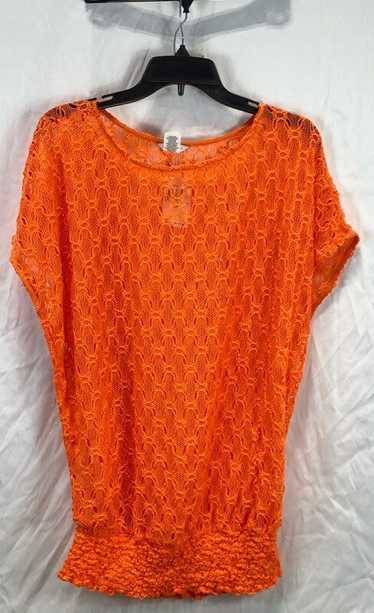 NWT Trina Turk Womens Orange Cotton Swim And Spa C