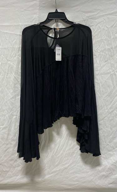 NWT Free People Womens Black Flowy Butterfly Sleev