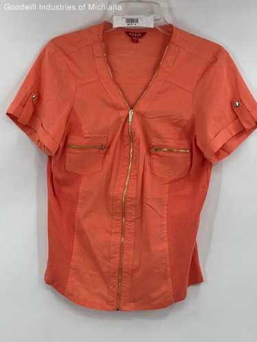 Women's Guess Orange Shirt size XL