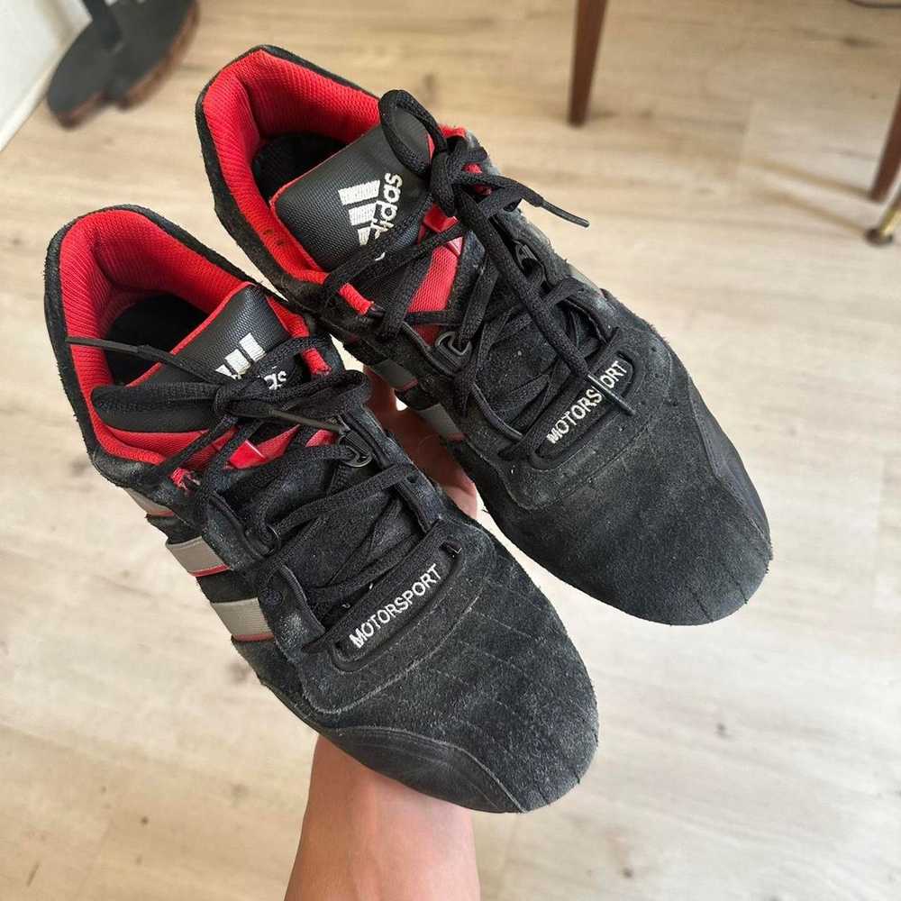 Adidas Vintage Y2K Black Red Adidas Slim Motorspo… - image 3