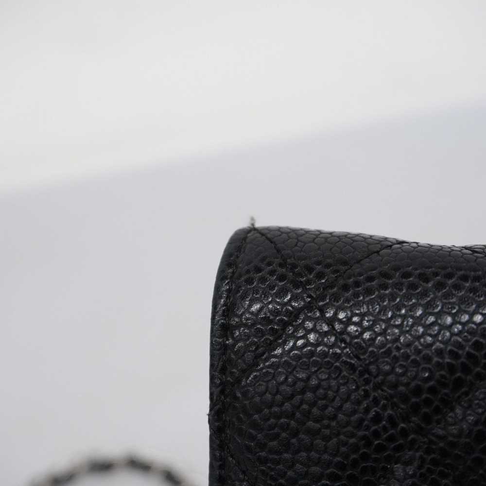 Chanel Chanel Shoulder Wallet Matelasse Caviar Sk… - image 10