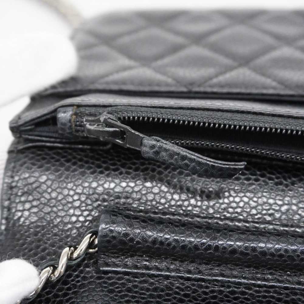 Chanel Chanel Shoulder Wallet Matelasse Caviar Sk… - image 7