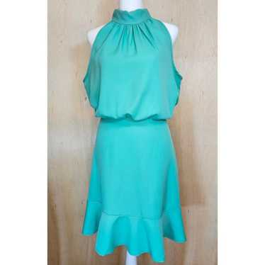 2 Hearts Seafoam Green High Neck Sleeveless Blous… - image 1