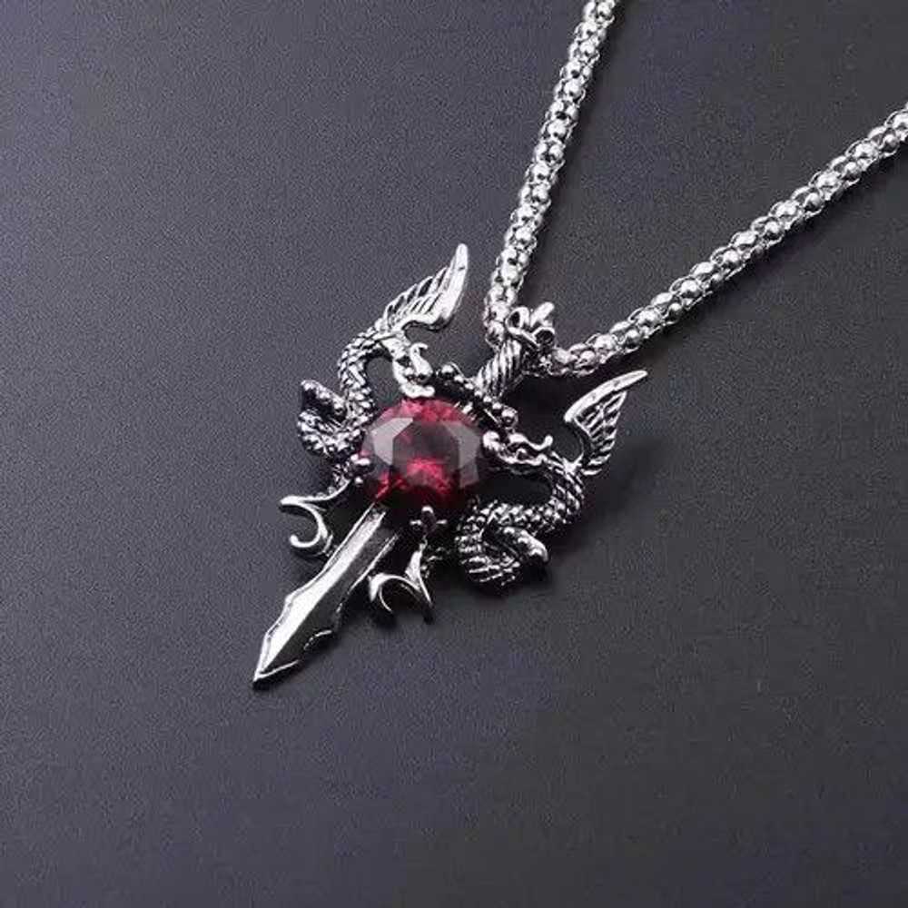 Jewelry × Streetwear × Vintage Dragon Sword Penda… - image 1