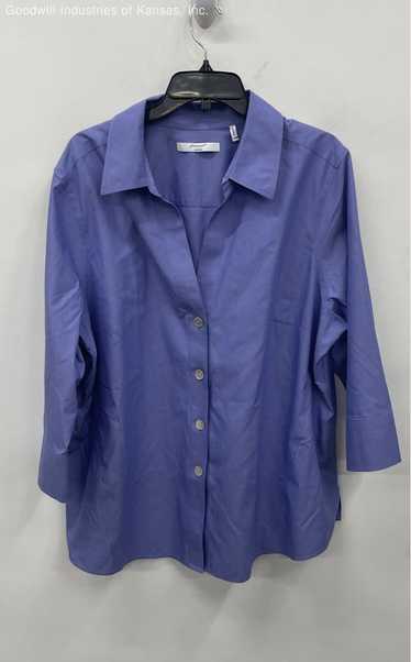 Foxcroft Purple Long Sleeve - Size 20