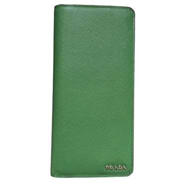 Prada Prada Saffiano Logo Long Wallet