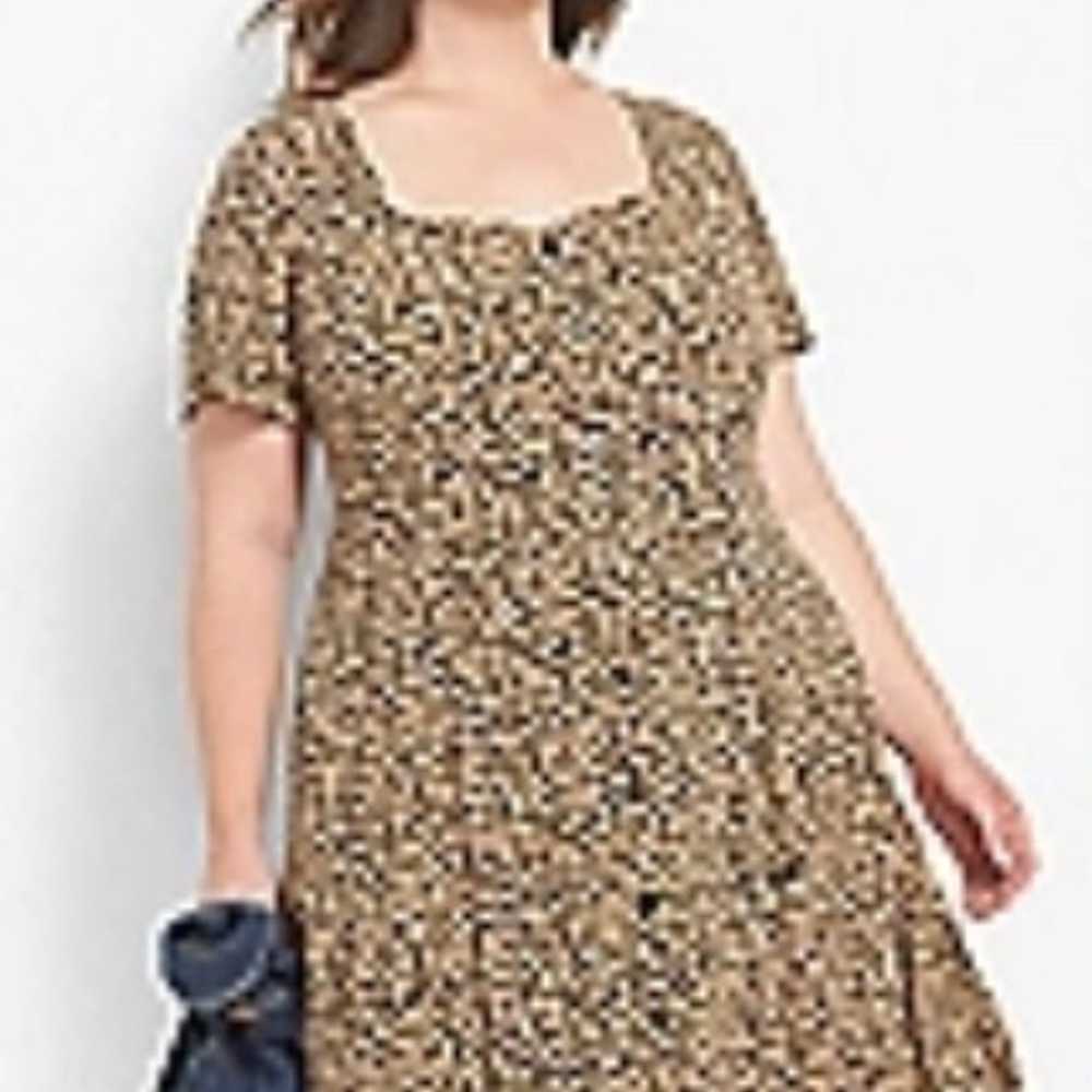 Lane Bryant plus size leopard print dress - image 1