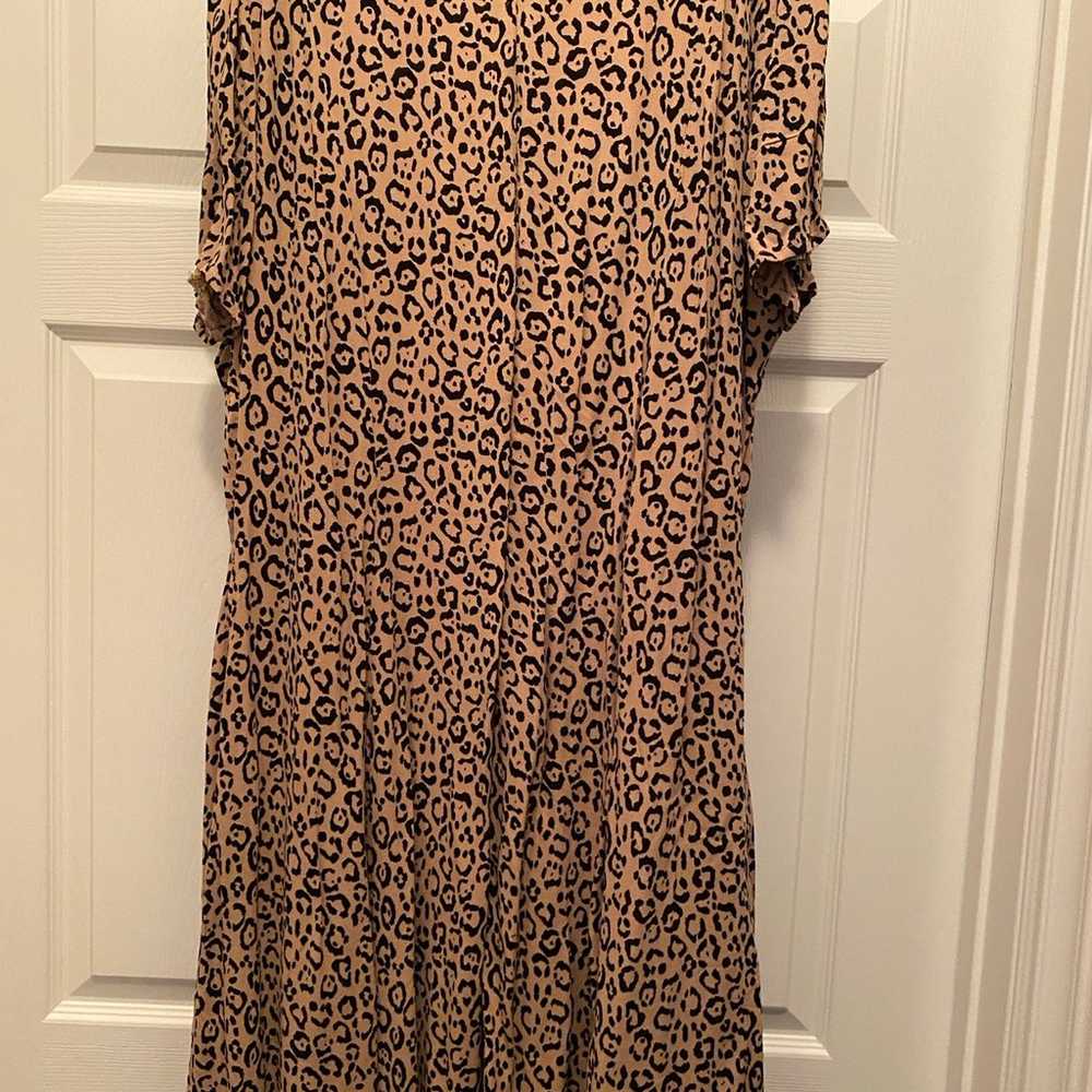 Lane Bryant plus size leopard print dress - image 3