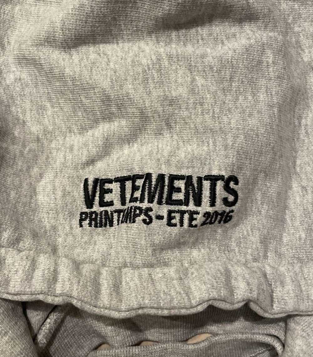 Vetements Vetements Champion SS16 Reversible Hood… - image 5