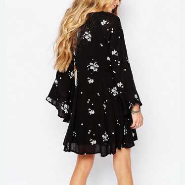 Free People Jasmin Embroidered Romper Size S - image 1