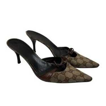 Gucci vintage monogram heels - Gem