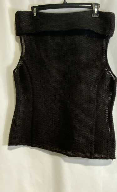 Elie Tahari Womens Black Sleeveless Off The Should