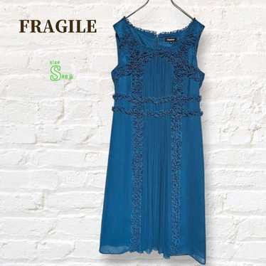 FRAGILE Chiffon One Piece Sleeveless ♡ Frills ♡ G… - image 1