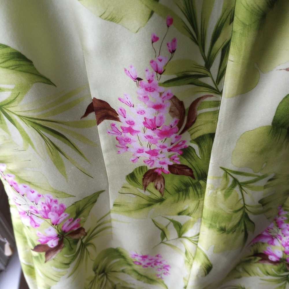 Harve Benard tropical floral silk dresss - image 6