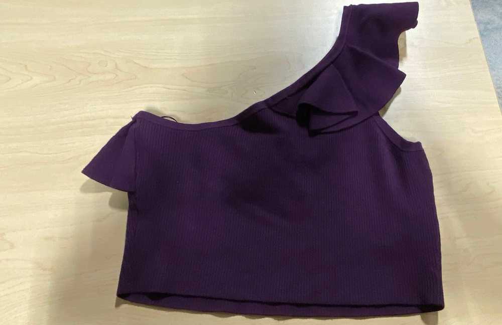 NWT Express Womens Purple One Shoulder Asymmetric… - image 2